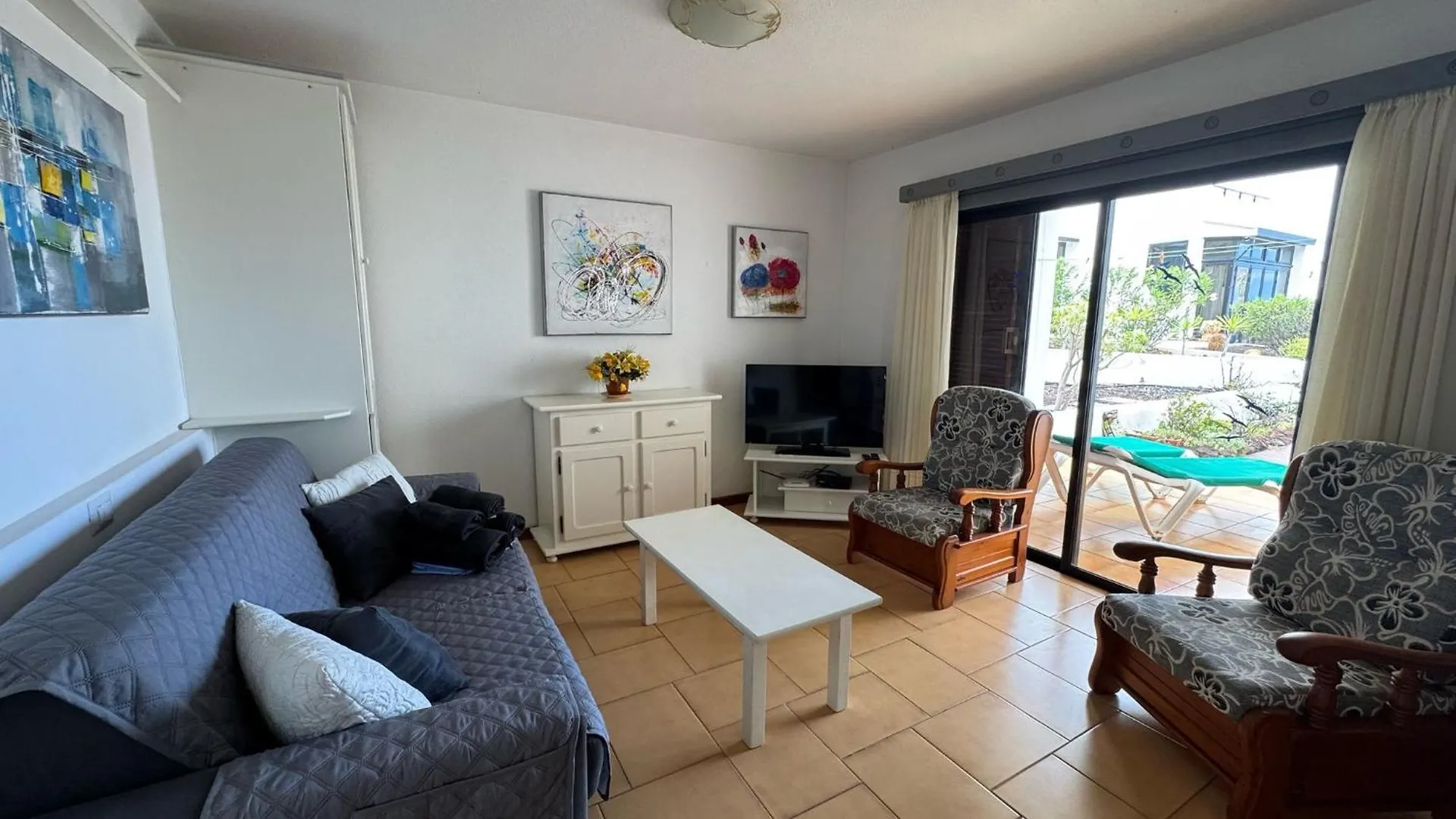 Amazing Apartment Atlantic View With Private Garden Oceanfront Arona
